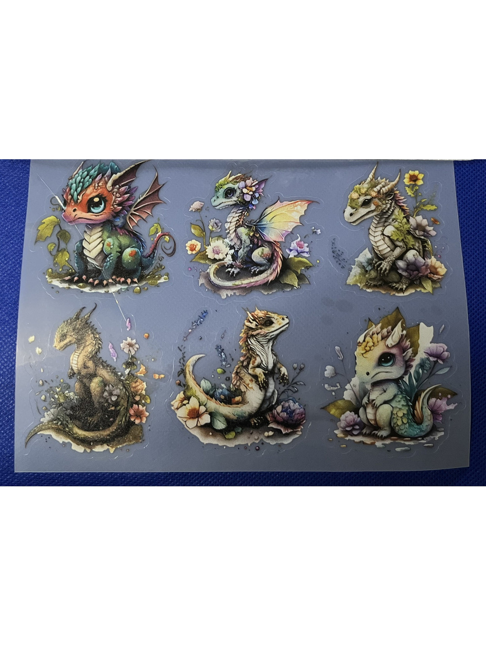 Large waterproof Dragon Stickers - Colorful & Magical!